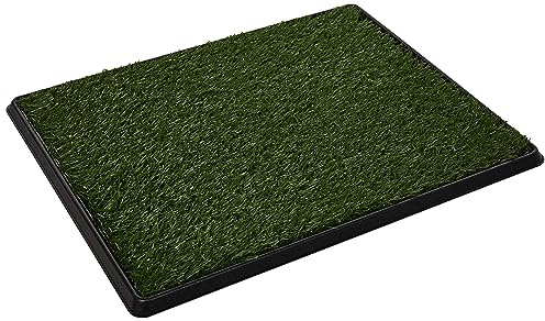 Artificial Grass Puppy Pee Pad for Dogs and Small Pets - 20x25 Inch, Reusable 3-Layer Turf Pads for Dogs with Tray - Indoor and Outdoor Fake Grass Potty Pet Supplies by PETMAKER