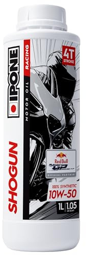 IPONE – Huile Moteur Moto 4 Temps Stroke 4 RACING 5W40 - Bidon 1 Litre - 100% Synthétique avec Esters - Optimisation des performances