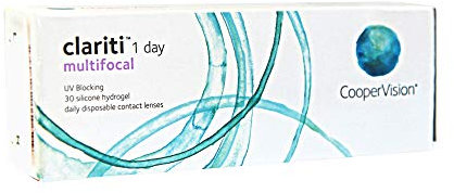 Clariti 1day multifocal Tageslinsen weich, 30 Stück/BC 8.6 mm/DIA 14.1 mm/ADD HIGH / +4 Dioptrien