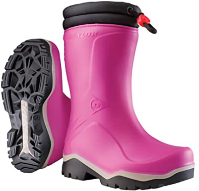 DUNLOP Protective Footwear Kids Blizzard Unisex-Kinder Gummistiefel, Rosa 25 EU