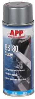 APP BS 80 Spray - Grasso bianco in spray con PTFE e pH neutro | Grasso spray meccanico universale | Utilizzabile sotto carichi pesanti e ad alte temperature | 400 ml