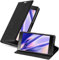 Cadorabo Hülle kompatibel mit Sony Xperia Z5 aus Premium Kunst Leder Flip Klappbare Stoßfeste Magnetische [Standfunktion] [Kartenfächern] Cover Hülle für Sony Xperia Z5 Tasche in Schwarz