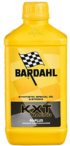 Bardahl - Öl mit Technologie KXT Racing für 2-Takt-Motoren, erhöht die Motorleistung, kann bei niedriger Dosierung verwendet werden, 1 Liter
