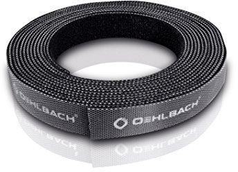 Oehlbach 5006 Hook y Loop Cable wiederverschließbares Velcro Banda 2 m Negro