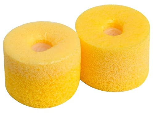 Shure Eaylf1 100 Inserti In Schiuma Di Lattice Per Gli Auricolari Se, Gialli, Confezione Da 100 Pezzi