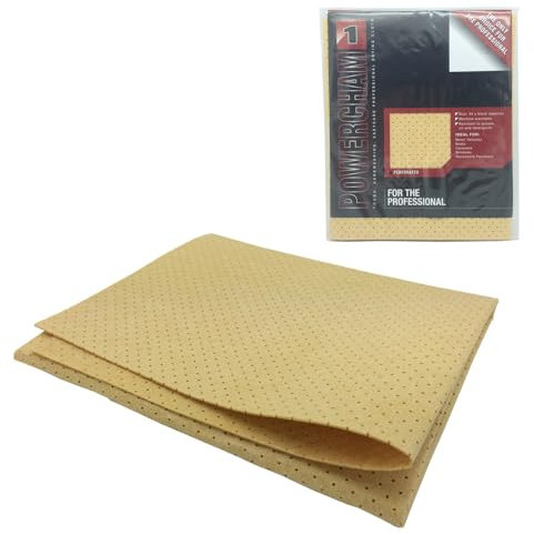 Martin Cox Car Detailing Chamois Drying Cloth from Super Synthetic for Fast Brilliant Shine in Large 54x44 cm