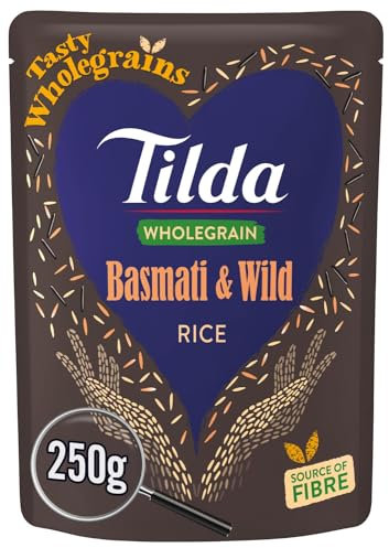 Tilda Steamed Brown Basmati and Wild Rice, 250g