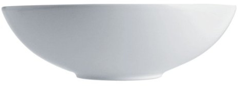 Alessi Mami 10-3/4-Inch Salad Bowl, White Porcelain