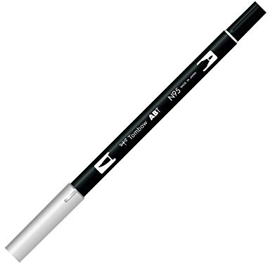 Tombow Fiberpenna, Grå, En Storlek