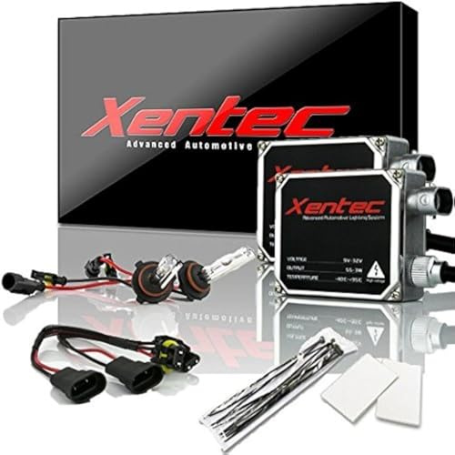 XENTEC 55 W dimensioni standard zavorri x 2 bundle con 2 x lampadine allo xeno 9005 8000K (HB3/9055/H12, Iceberg blu) offroad