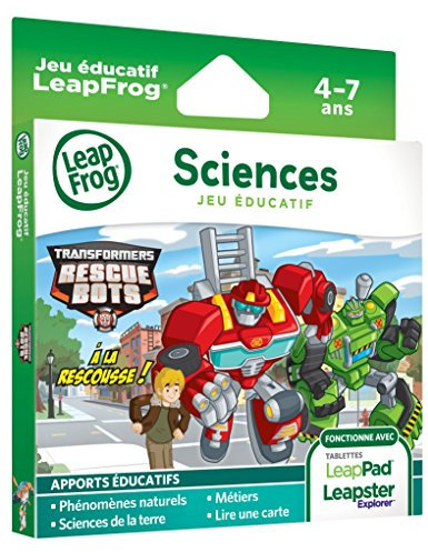 LeapFrog - 82013 - Jeu Electronique - Leappad/Leapster - Transformers Rescue Bots