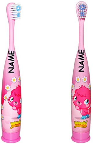 elektrische Zahnbürste - Moshi Monsters - Poppets Katze - incl. Name - Kinder & Baby/Batterie betrieben - hochwertige Borsten - Kinderzahnbürste & Babyz..