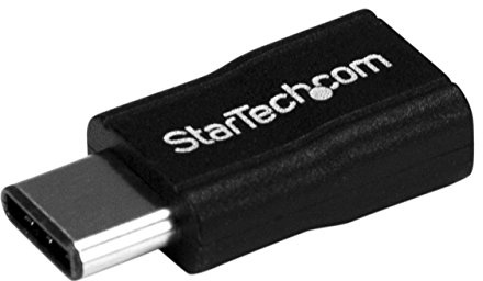 StarTech.com USB2CUBADP - Adaptador USB-C a Micro-USB - Macho a Hembra - USB 2.0 - Compatible con Dispositivos Móviles como Nokia N1, Nexus 6P 5X, Color Negro
