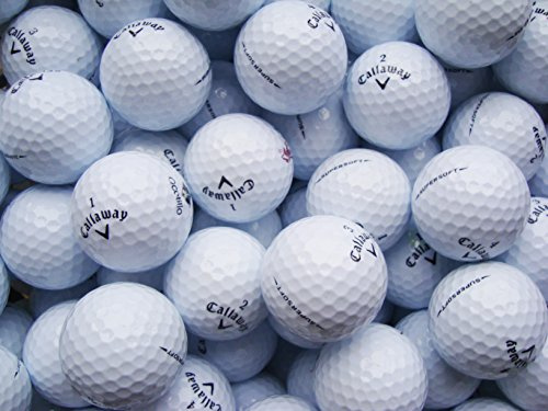 50 CALLAWAY SUPERSOFT PELOTAS DE GOLF RECUPERADAS / LAKE BALLS - CALIDAD AAAA / AAA (PEARL / A GRADE)