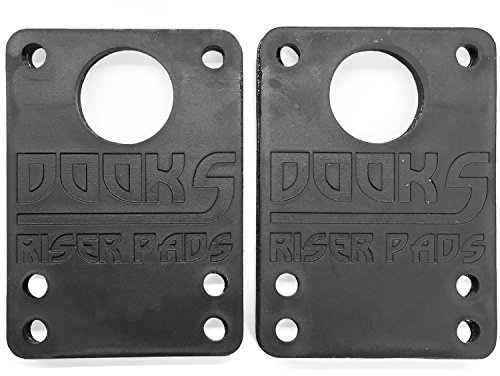 DOOKS RISERS Skateboard 1/4 in HARD RISER PADS
