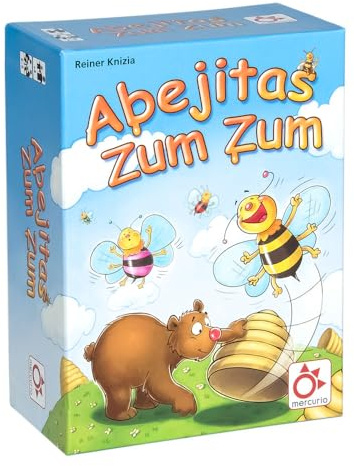 Mercurio - ABEJITAS Zum Zum - Juego de Cartas Familiar para Niños a Partir de 4 Años - Desarrolla Memoria y Atención - Ideal para 2-5 Jugadores - 15 Minutos de Diversión