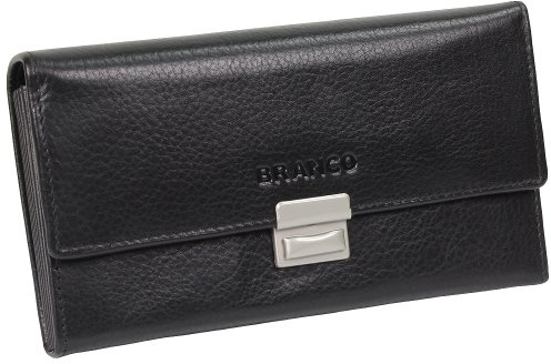 Branco Waiter's Purse Service Waiter Money Wallet Taxi Wallet Holster waiter bag cowhide durable and Modern - Variouscolours - Black -