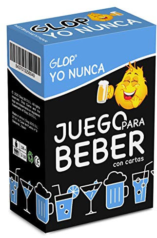 Glop Yo Nunca – Juego para Beber y de Cartas para Fiesta y Amigos | Juego de Mesa Adultos Divertido | Regalo Original de Navidad y Amigo Invisible