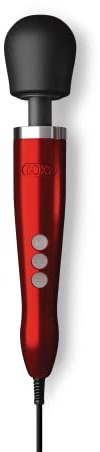 Premium Doxy Die Cast Magic Wand Vibrator for Women ; Red Magic Wand Massager for Women
