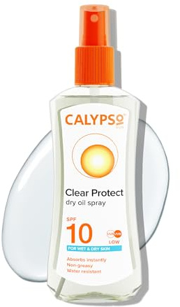 Calypso Wet Skin Dry Oil Spray with SPF10, 200 ml