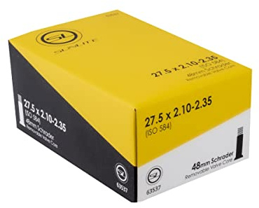 Sunlite Schrader Valve Bicycle Tubes, 27.5 x 2.10-2.35 / 48mm Valve