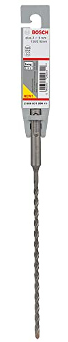 ACCESORIOS 2608831004 sds-plus-3 - Broca para martillo perforador, Gris, Ø 5mm