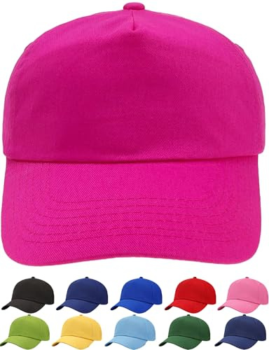 4sold Gorra de béisbol niños y niñas (Fuschia)