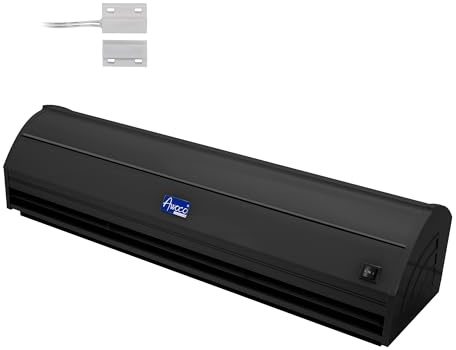 Awoco 36 Elegant 2 Speeds 900 CFM Unheated Indoor Air Curtain with an Easy-Install Magnetic Door Switch