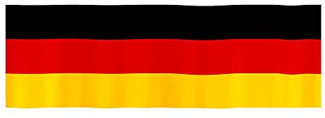 Piersando XXL Deutschland Balkonfahne 300cm x 90cm Fahne Fussball EM & WM Länderflagge Fanartikel Land Flagge Schwarz Rot Gold