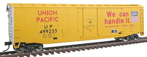 Walthers Trainline 50' Plug-Door Boxcar-Ready to Run-Union Pacific(R) 931-1672 HO Scale Model Railroad - Freight Model