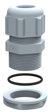 098029 Presse étoupe plastique PG48 Legrand - câble diamètre 34 à 44mm - Gris RAL 7001 - Filetage PG - Étanche IP68