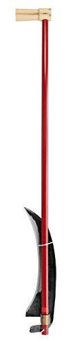Leborgne, Faux à Broussailles 55 cm, Outil de jardinage en acier trempé, poignée ergonomique, idéal pour couper les broussailles et les ronces, parfait pour les jardiniers amateurs et professionnels