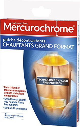 mercurochrome Cerotti décontractants riscaldante grande formato x 2