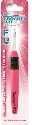 Cornerstone Products Lite Crochet Hooks, Size F, 4mm, Red