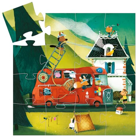 Djeco Puzzle Feuerwehr