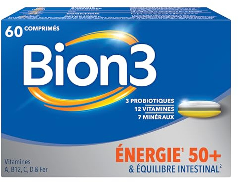 Bion3 Énergie 50+ vitamines et probiotiques