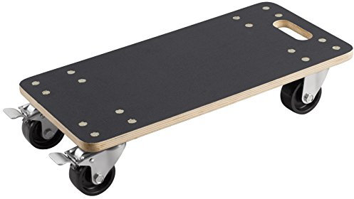 Meister 822000 Chariot à roulettes - plaque Sérigraphie - roues en PA - freins 590 x 290 mm - 400 kg