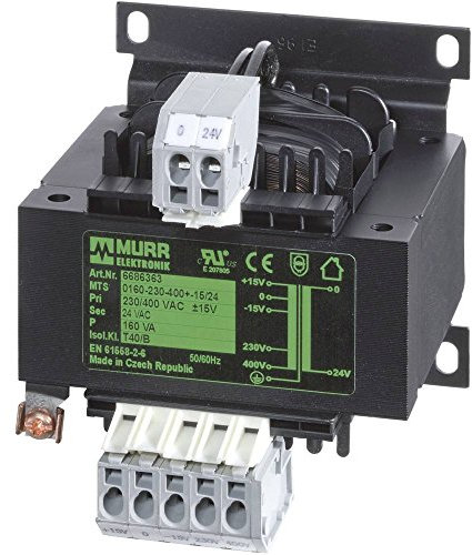 MURR ELEKTRONIK 6686342 Transformateur de sécurité 1 x 230 V, 400 V 1 x 24 V/AC 100 VA