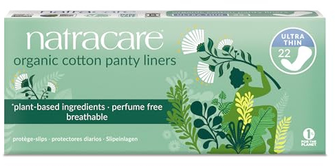 Natracare Ultra Thin Organic Cotton Panty Liners | Pack of 22 X 1