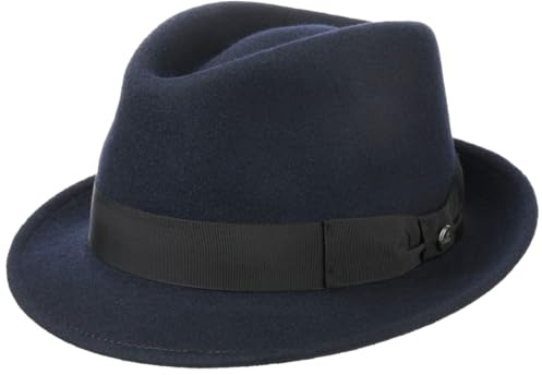 Lierys Classic Wool Trilby Fedora Hombre Mujer Verano Invierno Impermeable Lluvia Plegable