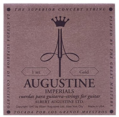 CUERDAS GUITARRA CLASICA - Augustine (Imperial Gold) Concierto (Juego Completo)