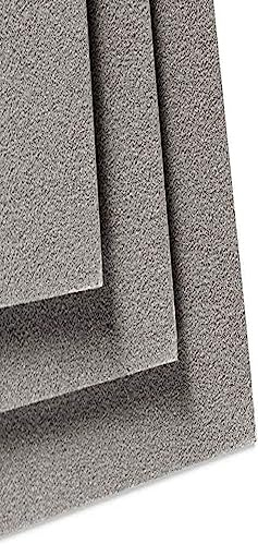 Clairefontaine 96019C Paquet Papier Pastelmat - 5 Feuilles Carte Spéciale pour Pastels Secs - 50x70 cm 360g - Gris Foncé