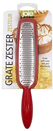 MSC International Joie Stainless Steel Grate Zester, Colors Vary, 1-Pack