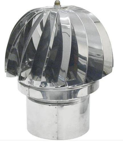 TESTA RADIANTE PER CAMINI COMIGNOLI FUMAIOLI CANNA FUMARIA TONDA 140 MM ACCIAIO