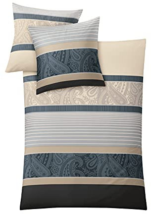 Kleine Wolke 6162271954 Bettwäsche Cambridge / 155 x 220 cm/Taupe