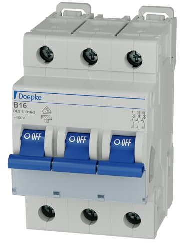 Doepke 09916113 Leitungsschutzschalter 3polig 16A 230 V, 400V