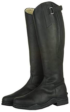 HKM Unisex ridestøvler -country Arctic- standardlængde/-hvid Reitstiefel, Schwarz, 43 EU