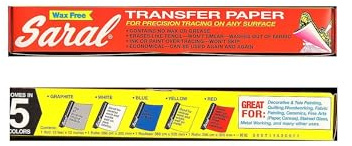 Saral 459257 12X12FTROLLS Transfer Paper, Wax-Free, 12-1/2 x 12' Size, Graphite, 1.7 Height, 1.8 Width, 12.7 Length