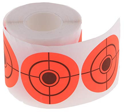 B Blesiya 250 Stücke Zielscheiben Fluoreszierende Klebstoff Ziel für das Schießen