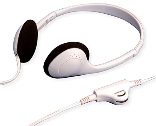 Roline 15.99.1316 - Auriculares de diadema abiertos (control remoto integrado), grey